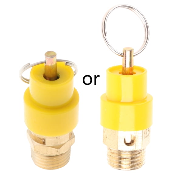 1/4''12.5KG BSP Male Air Compressor Safety Release Pressure Relief Regulator Control Device Air Safety