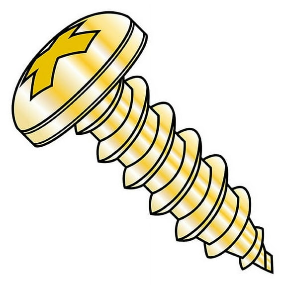 1/4-14X2 1/2 MS51861 Military Phillips Pan Type AB Sheet Metal Screw Cadmium (Pack Qty 500) BC-MS51861-75