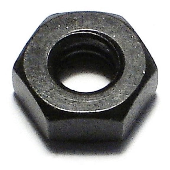 1/4"-20 Black Oxide Steel Coarse Thread Hex Nuts (20 pcs.)