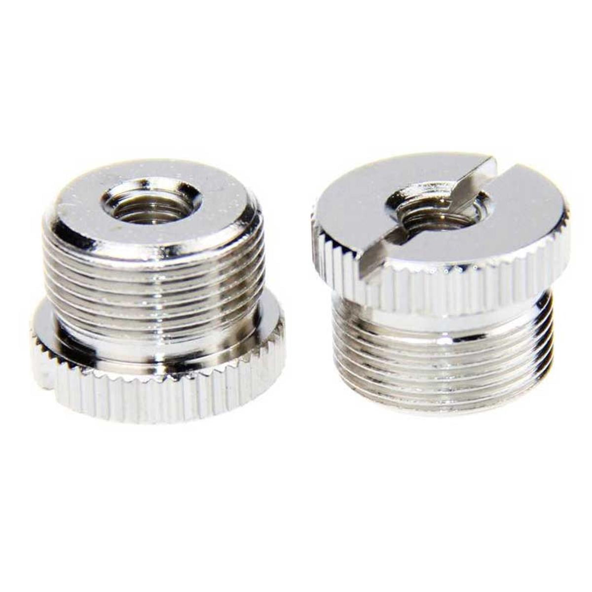 CAMVATE 1/4"-20 Female to 5/8"-27 Male Microphone Stand Adapter, 2-Pack