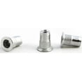 thumbnail image 1 of 1/4-20 (Max Grip .165) Large Flange Ribbed Blind Threaded Inserts / Aluminum Alloy 5056 - 1000 Piece Carton, 1 of 1