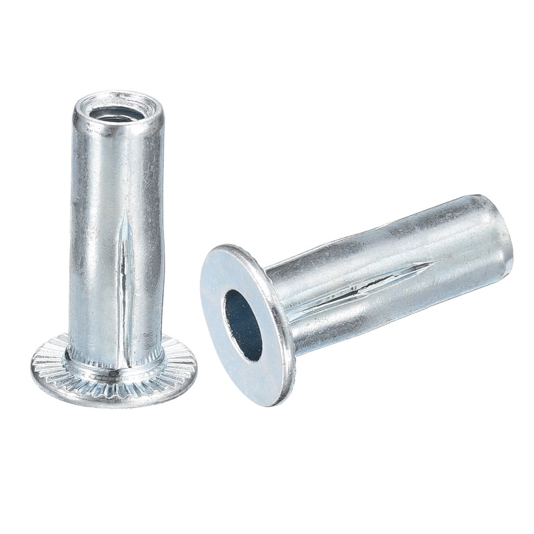 uxcell 5 ulti-Grip Rivet Nuts, 10pcs Pre-Bulbed Shank Flat Head...