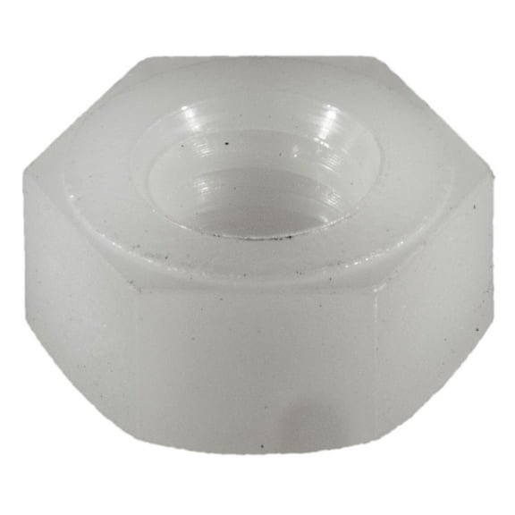 1/4"-20 Nylon Plastic Coarse Thread Hex Nuts MSNN-049 (25 pcs.)