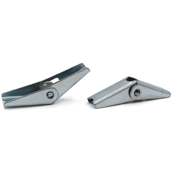 1/4-20 Toggle Wings / Steel / Zinc - 100 Piece Carton