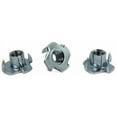 thumbnail image 1 of 1/4-20 X 7/16" 4 Prong Tee Nuts / Steel / Zinc - 2000 Piece Carton, 1 of 1