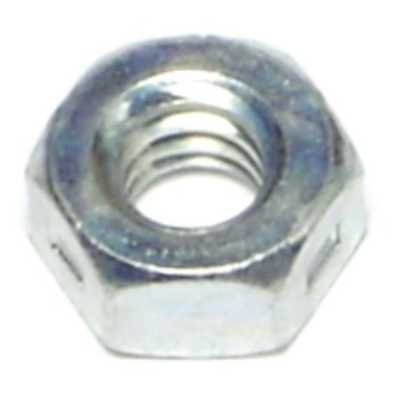 1/4"-20 Zinc Plated Grade 2 Steel Coarse Thread Lock Nuts LNS-251 (25 pcs.)