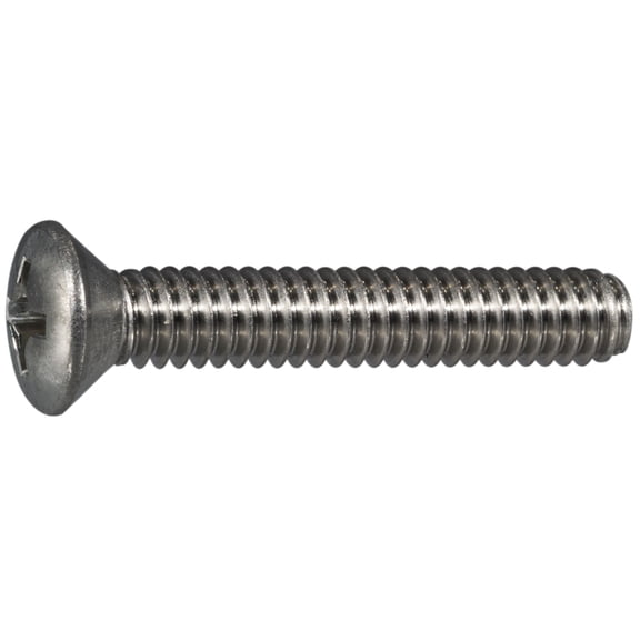 1/4"-20 x 1-1/2" 18-8 Stainless Steel Coarse Thread Phillips Oval Head Machine Screws MSOSS-223