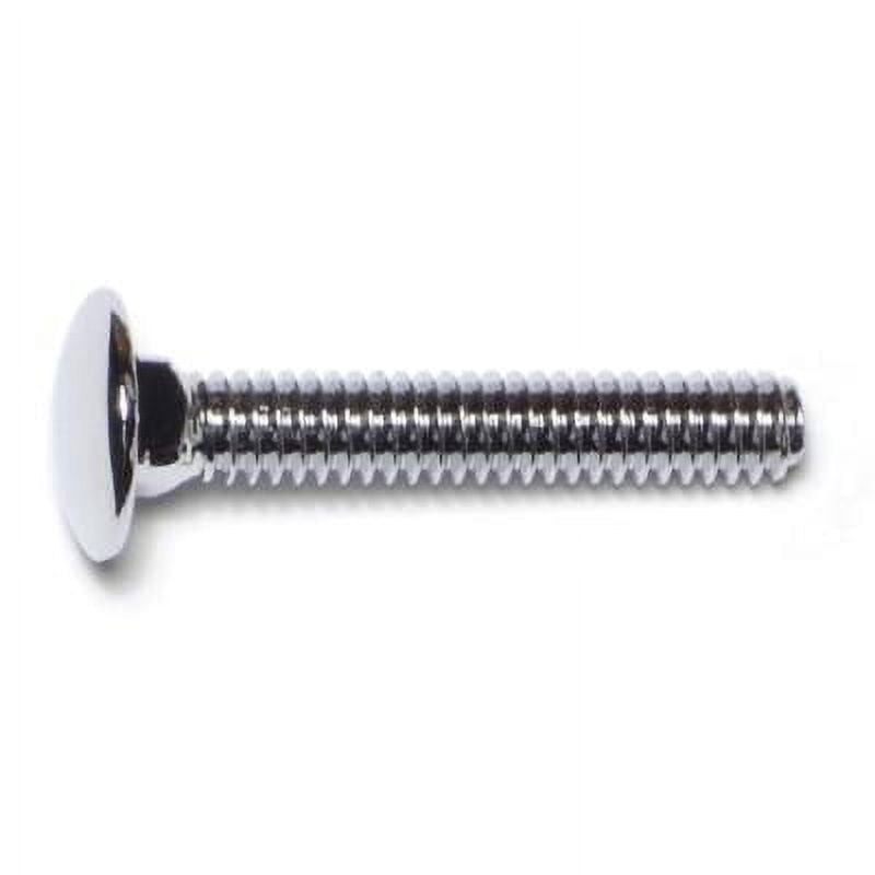 1/4"-20 x 1-1/2" Chrome Grade 5 Carriage Head Bumper Bolts CBS5-112 (5 pcs.)