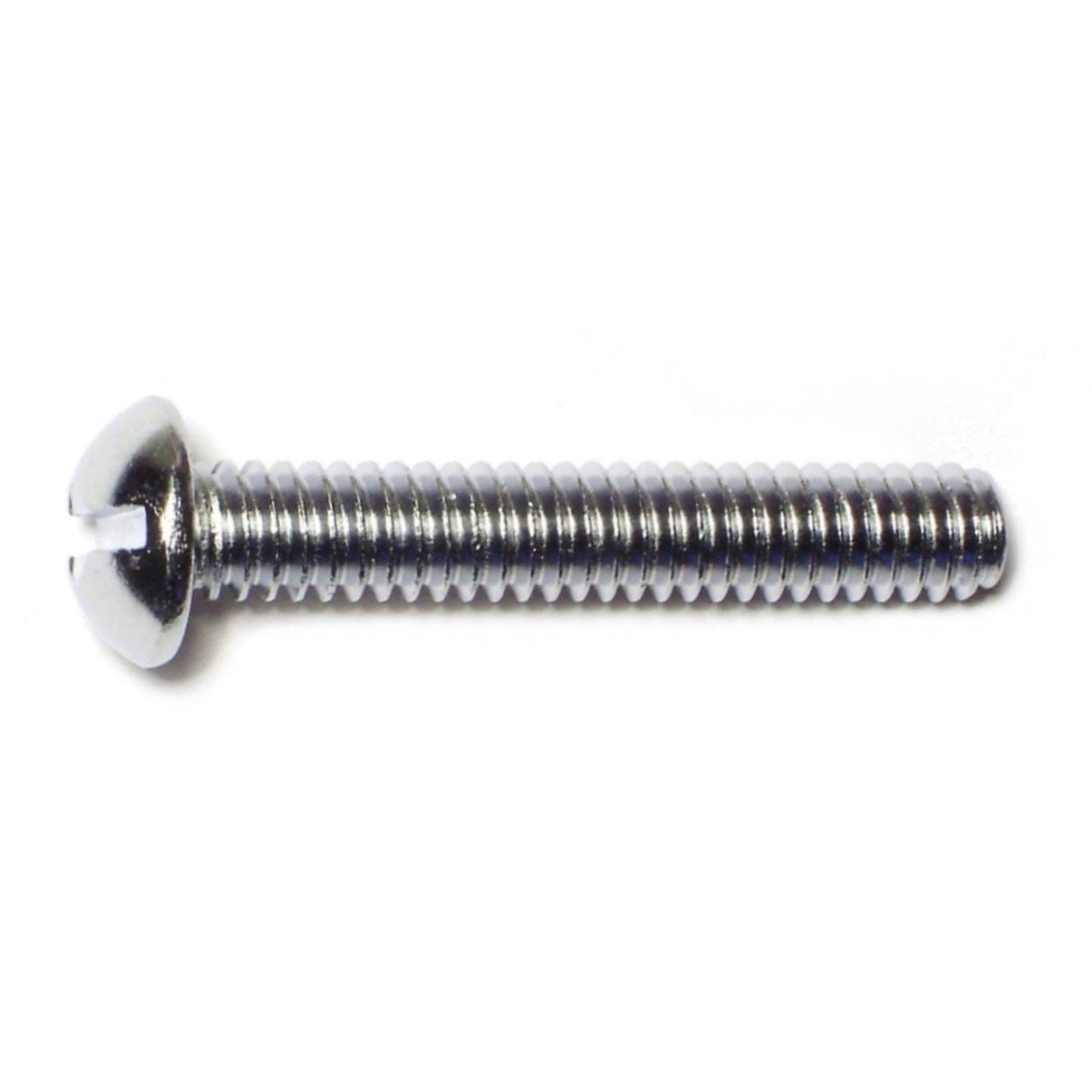 1/4"-20 x 1-1/2" Steel Coarse Thread Slotted Round Head Machine Screws MSRC-117