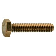 1/4"-20 x 1-1/4" Silicon Bronze Coarse Thread Hex Cap Screws 8 pcs.