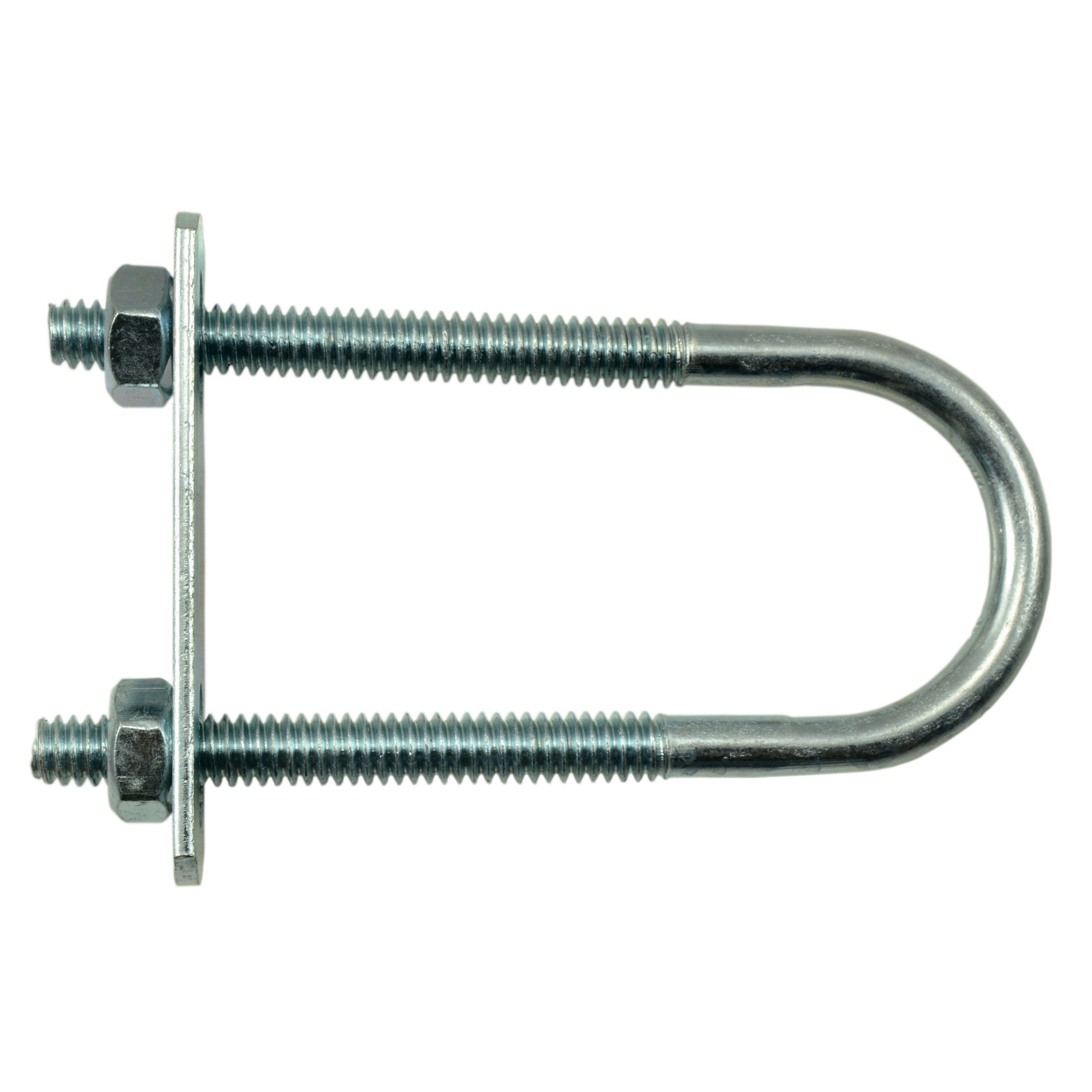 1/4"-20 x 1-1/8" x 3-1/2" Zinc Plated Steel Round U-Bolt (10 pcs.)