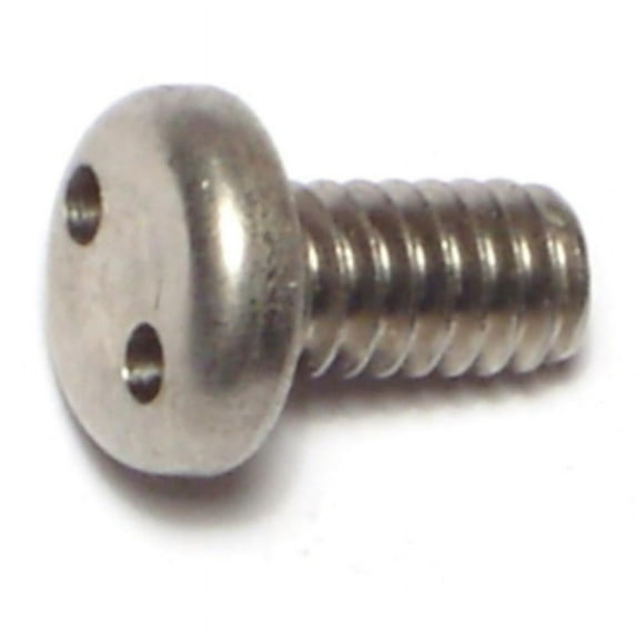 1/4"-20 x 1/2" 18-8 Stainless Spanner Security Pan Machine Screws MSPSS-269 (4 pcs.)