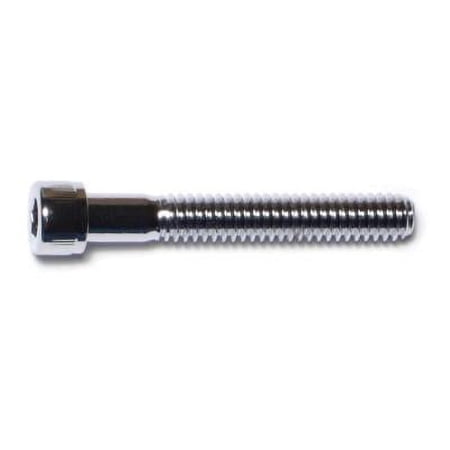 1/4"-20 x 1-3/4" Chrome Grade 8 Knurled Socket Cap Screws SCSKS-084 (10 pcs.)