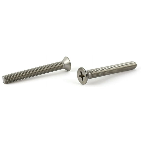 1/4-20 x 1 3/4" Machine Screws / Phillips / Flat Head / Steel / Zinc - 1500 Piece Carton