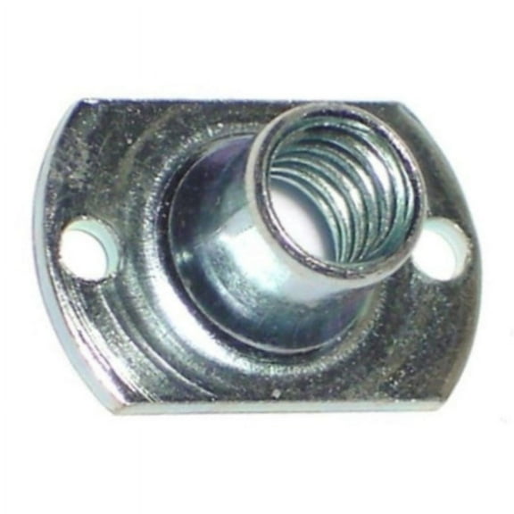 1/4"-20 x 1/4" Zinc Brad Hole Tee Nuts TNS-080 (9 pcs.)