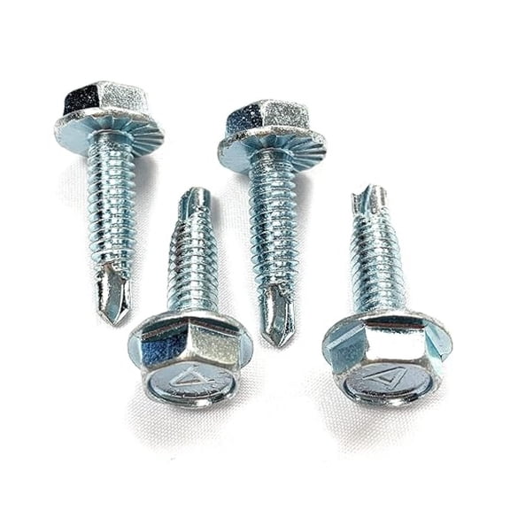 1/4-20 x 1 Hex Head Self Drilling TEK Screw #2 Point; 200 piece Pack