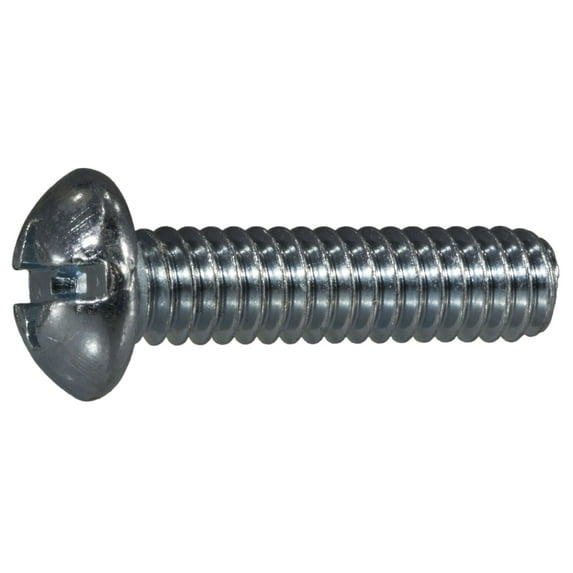 1/4"-20 x 1" Zinc Combo Round Head Machine Screws MSCRS-520 (60 pcs.)
