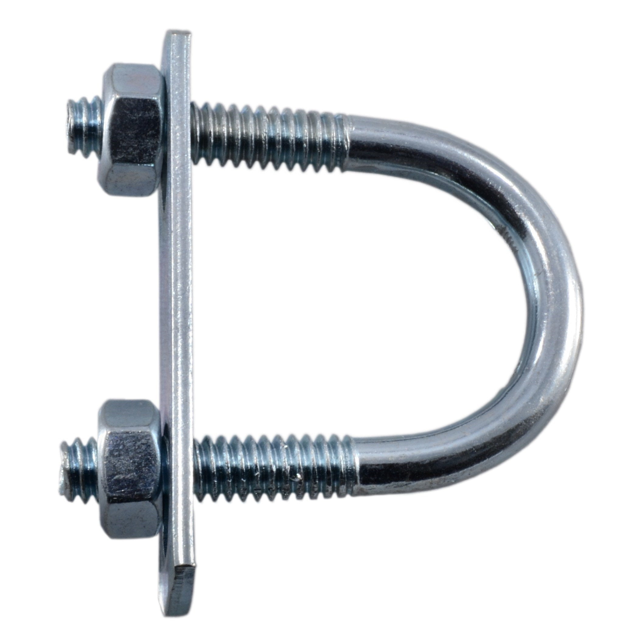 1/4"-20 x 1" x 1-3/4" Zinc Plated Steel Round U-Bolt (10 pcs.)