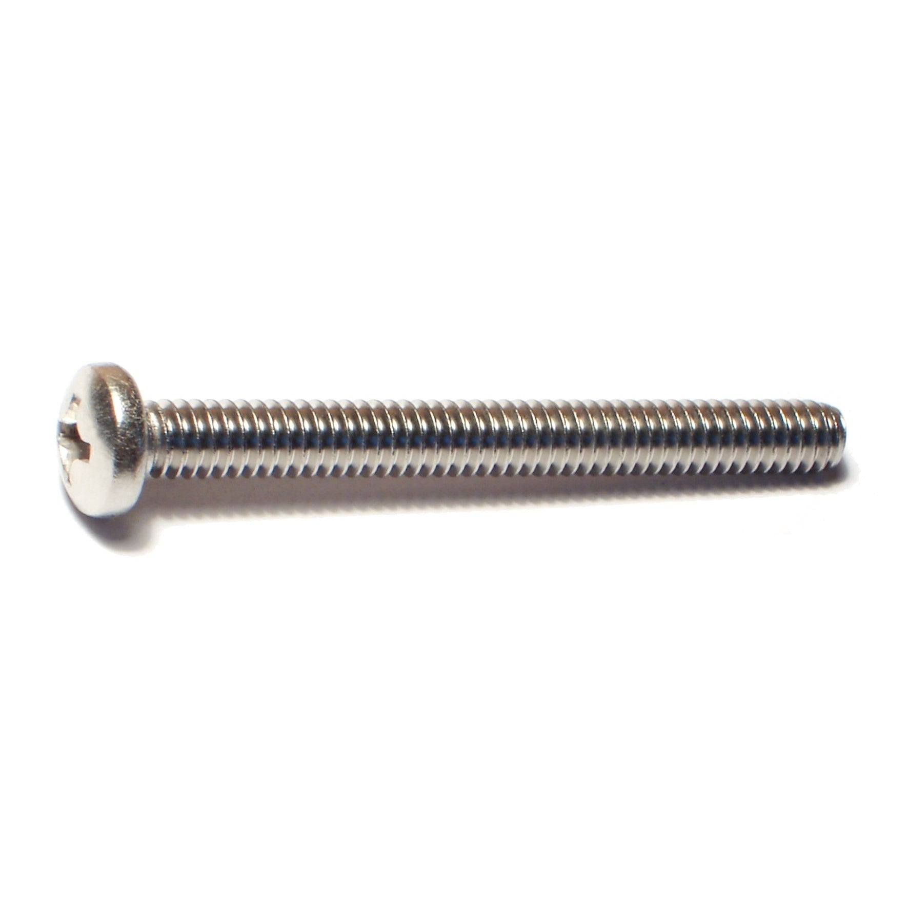 1/4"-20 x 2-1/2" 18-8 Stainless Steel Coarse Thread Phillips Pan Head Machine Screws MSPSS-299