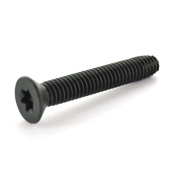 1/4-20 x 2-1/2" Trailer Deck & Floor Screws  Type F Floorboard Thread Cutting Screws, Flat Head, Star Drive T-30, Black Phosphate, Wood to Metal  100 Pack