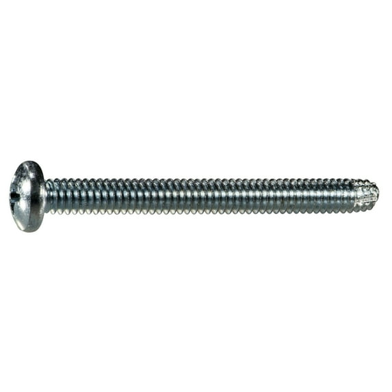 1/4"-20 x 2-1/2" Zinc Phillips Pan Head Type F Sheet Metal Screws (6 pcs.)