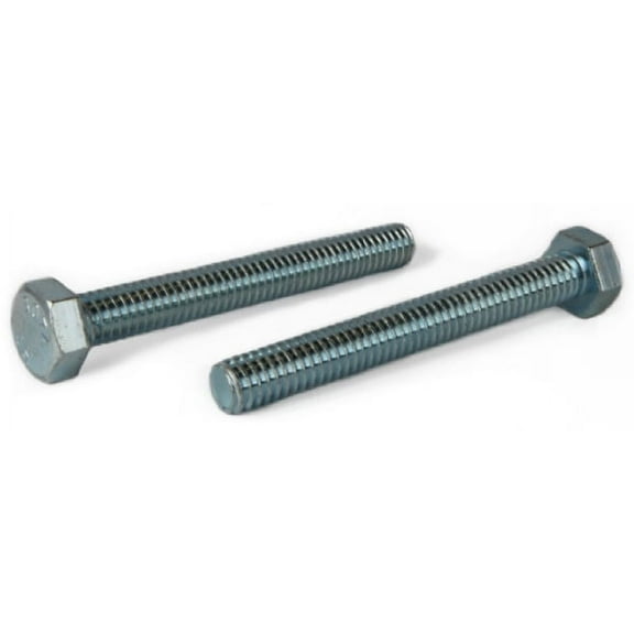 1/4-20 x 2 3/4" Hex Tap Bolts / Steel / Zinc - 500 Piece Carton