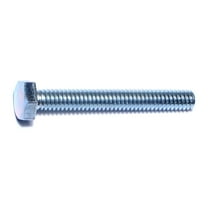 1/4"-20 x 2" Zinc Plated Steel Coarse Full Thread Hex Head Tap Bolts TBHS-026