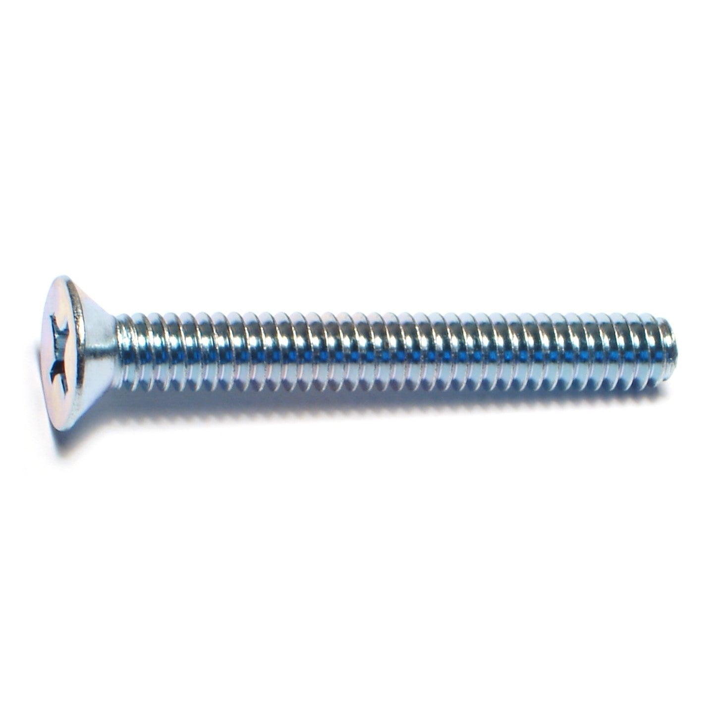 1/4"-20 x 2" Zinc Plated Steel Coarse Thread Phillips Flat Head Machine Screws MSCFS-534