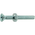 thumbnail image 1 of 1/4"-20 x 2" Zinc Plated Steel Coarse Thread Phillips Flat Head Machine Screws, 1 of 1