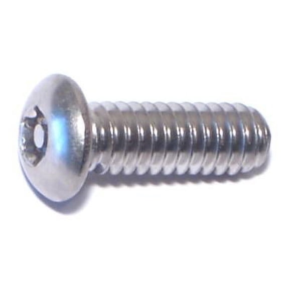 1/4"-20 x 3/4" 18-8 Stainless Security Button Machine Screws MSBSS-059 (10 pcs.)