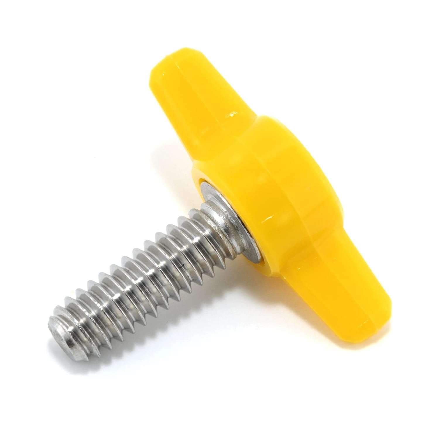 1-4-20-x-3-4-thumb-screw-stainless-steel-yellow-tee-wing-plastic