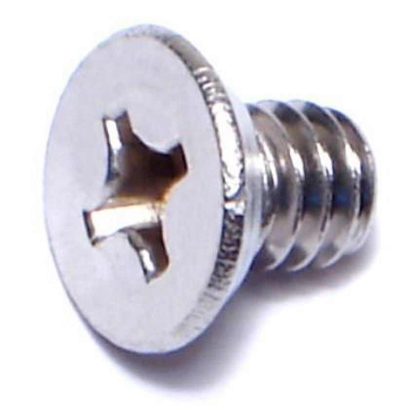 1/4"-20 x 3/8" 18-8 Stainless Phillips Flat Machine Screws MSFSS-332 (100 pcs.)