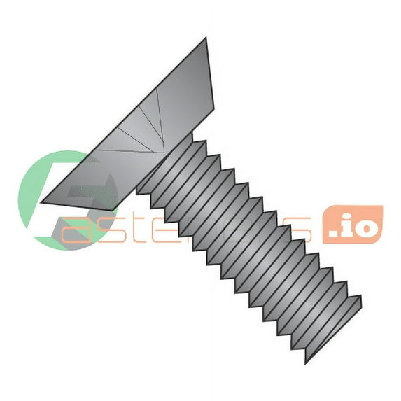 1/4-20 x 3/8" Machine Screws / Phillips / Flat Undercut Head / Steel / Black Zinc (Quantity: 6,000 pcs)