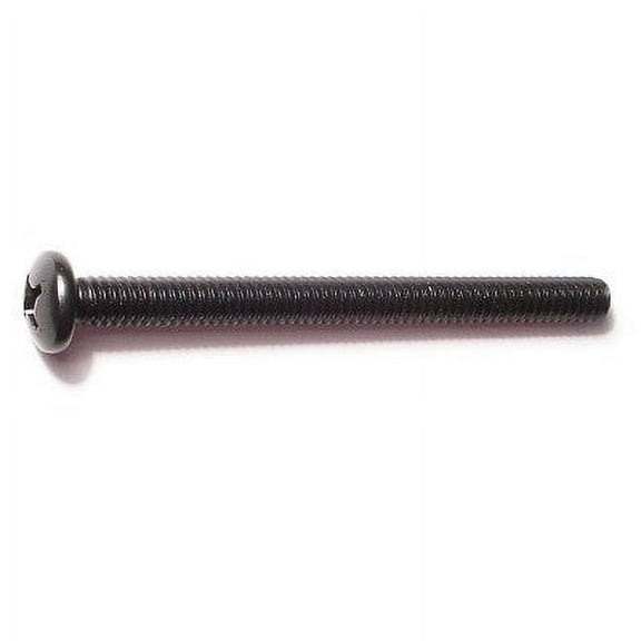 1/4"-20 x 3" Black Oxide Phillips Pan Head Machine Screws (8 pcs.)