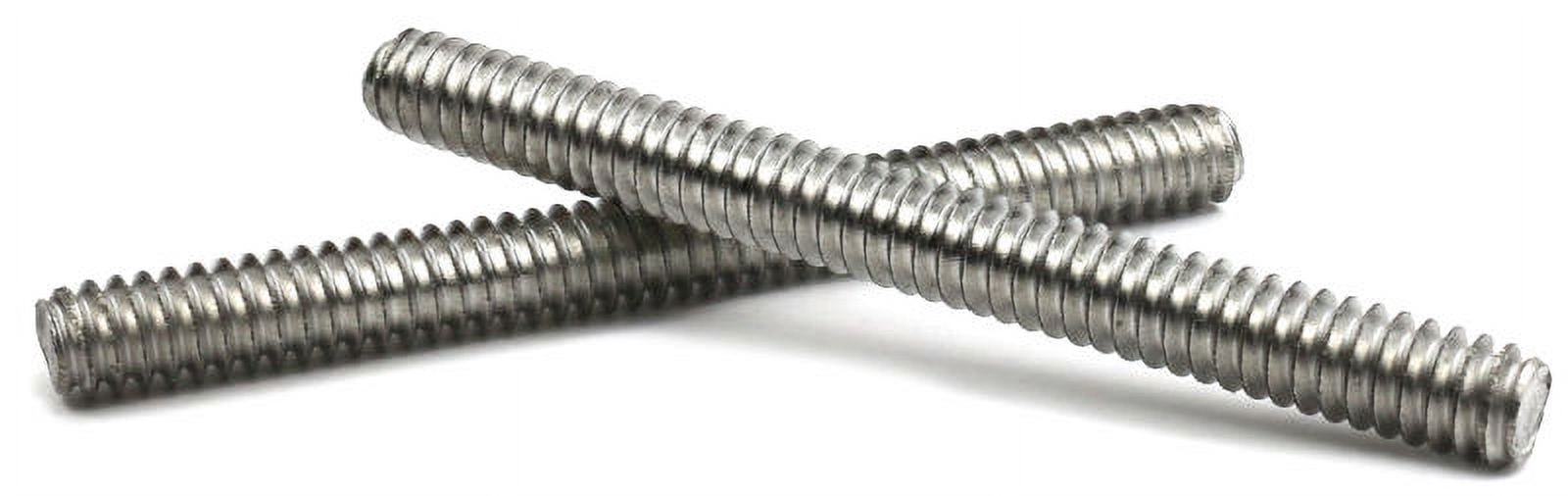 1/4-20 x 3" Fully Threaded Studs / 18-8 Stainless Steel - 300 Piece Carton