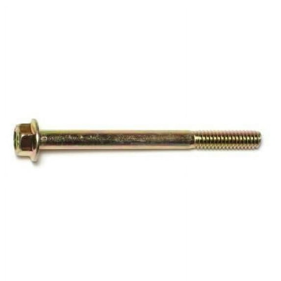 1/4"-20 x 3" Zinc Grade 8 Hex Washer Head Flange Bolts FBHWS8-036 (4 pcs.)