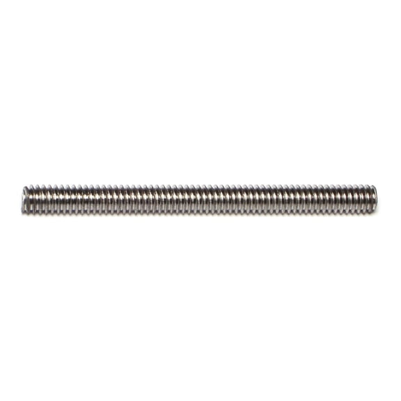 1/4"-20 x 3" Zinc Plated Grade 2 Steel Coarse Thread Threaded Rods (8 pcs.)