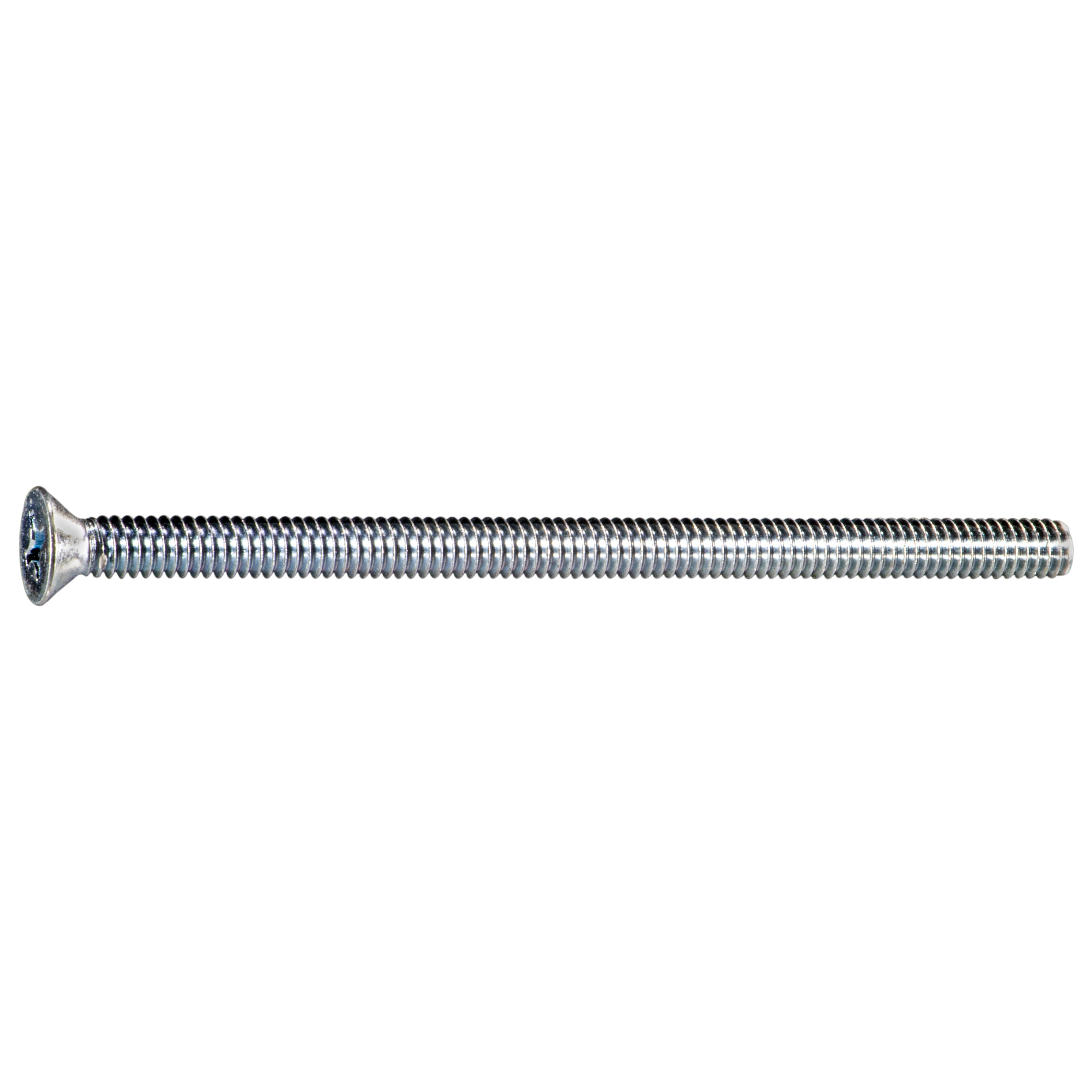 1/4"-20 x 4-1/2" Zinc Phillips Flat Head Machine Screws (50 pcs.)