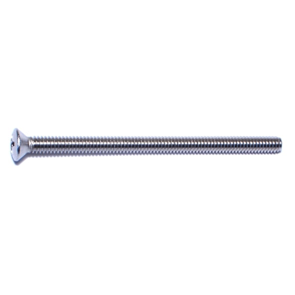 1/4"-20 x 4" 18-8 Stainless Steel Coarse Thread Phillips Oval Head Machine Screws MSOSS-241