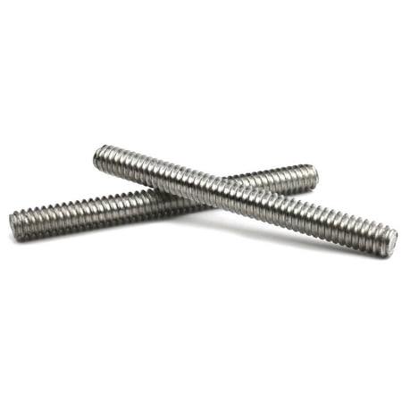 1/4-20 x 4" Fully Threaded Studs / Aluminum - 500 Piece Carton