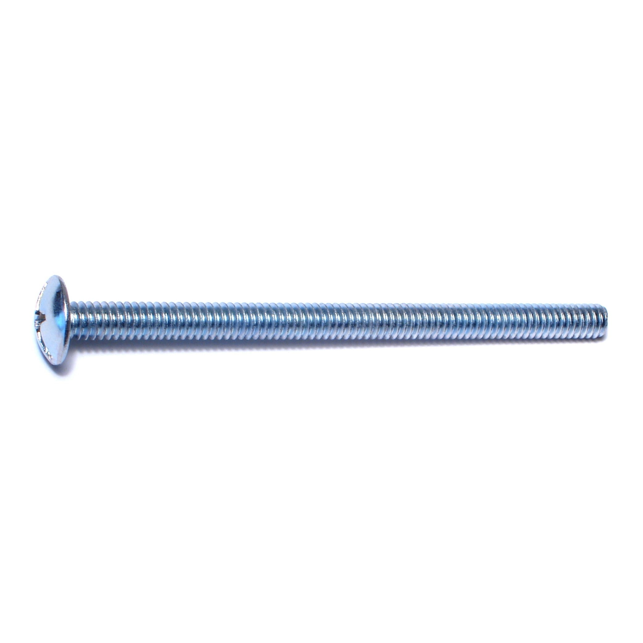 1/4"-20 x 4" Zinc Plated Steel Coarse Thread Combo Truss Head Machine Screws MSTS-236
