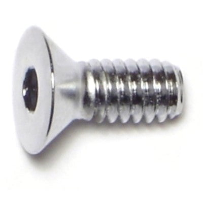 1/4"-20 x 5/8" Chrome Grade 8 Flat Head Socket Cap Screws SCSFS8-078 (10 pcs.)