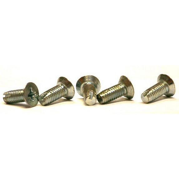 1/4-20 x 5/8" Type 1 Thread Cutting Screws / Phillips / Flat Undercut Head / Steel / Zinc - 2000 Piece Carton