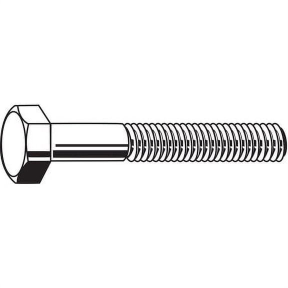 1/4"-20 x 5" Grade 5 Zinc Plated UNC (Coarse) Hex Head Cap Screws, 25 pk.$$Hardware