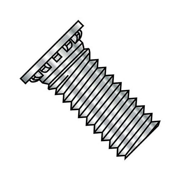 1/4-20X2 Self Clinching Stud 12 Rib Full Thread 300 Series Stainless Steel (Pack Qty 1,000) BC-1432SCN300