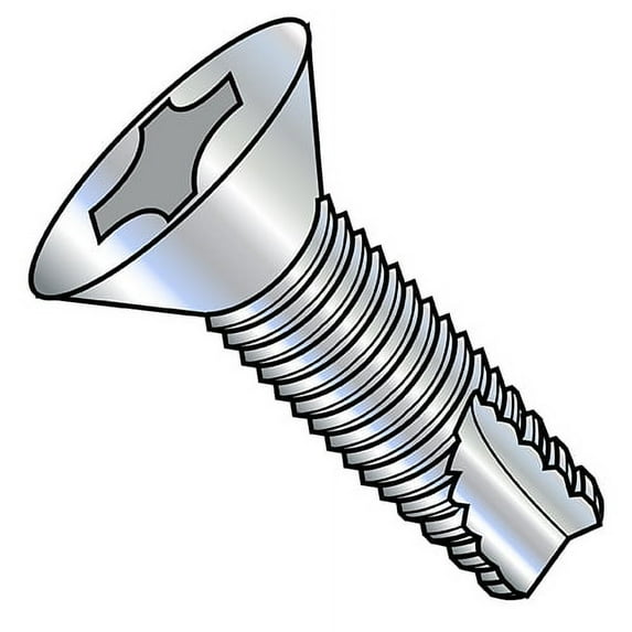 1/4-20X3/4 Phillips Flat Thread Cutting Screw Type 23 Fully Threaded Zinc (Pack Qty 4,000) BC-14123PF