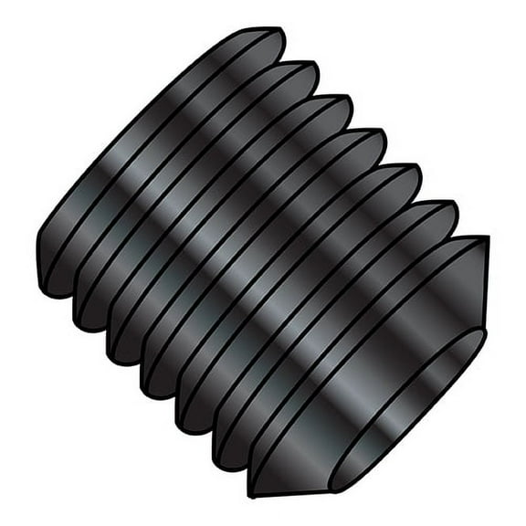 1/4-20X5/8 Coarse Thread Socket Set Screw Flat Point Plain (Pack Qty 100) BC-1410SSF