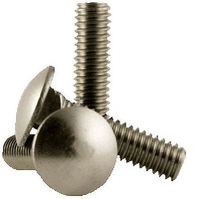 1/4"-20x1/2" Carriage Bolt, Stainless Steel (18-8), (inch) (Quantity: 100)