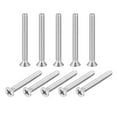 thumbnail image 1 of Uxcell 1/4-20x2-1/4" Flat Head Machine Phillips Screws 304 Stainless Steel Polishing 10 Pack, 1 of 5