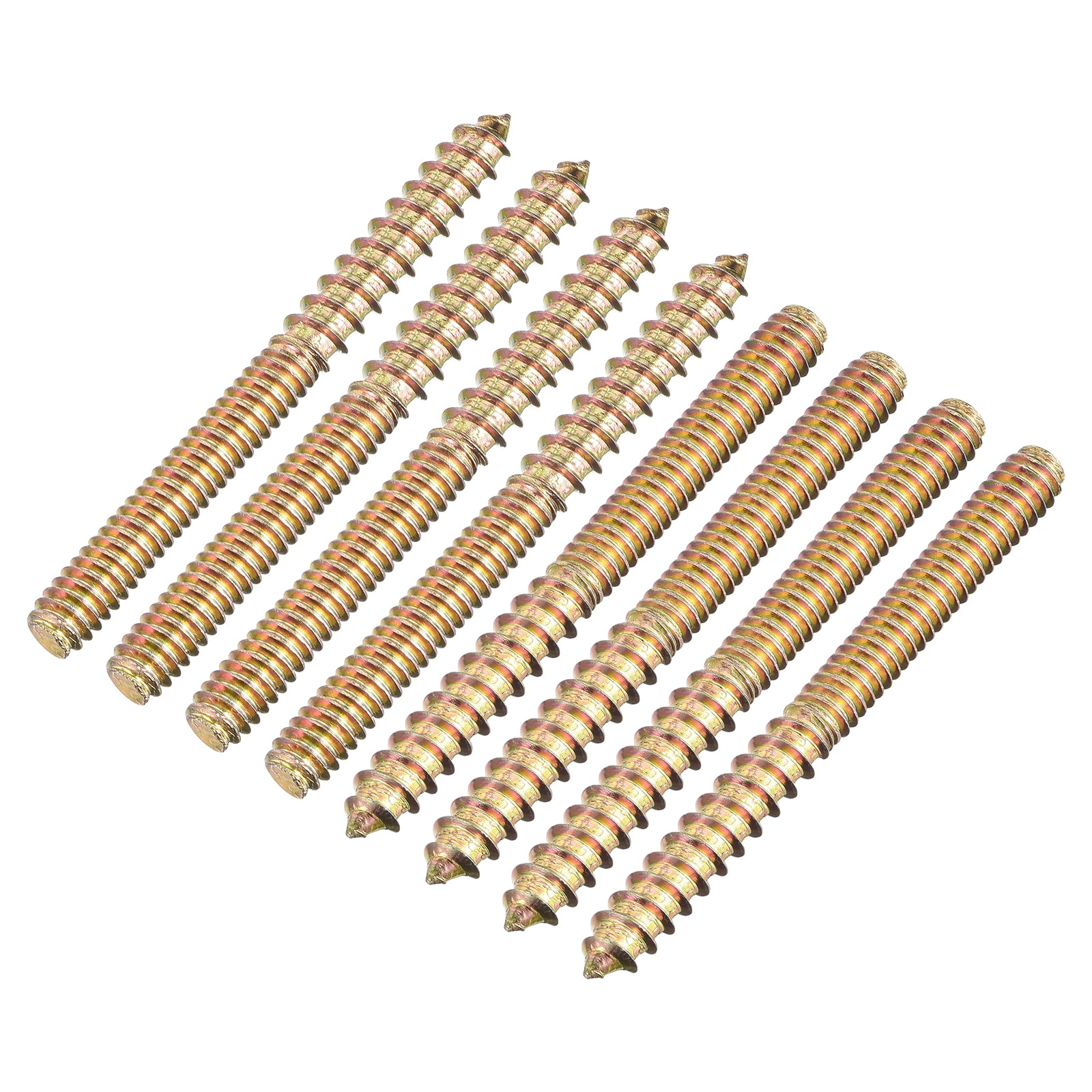 1/4-20x2-3/4" Hanger Bolts, 12 Pack Double Ended Screws Wood Dowel ...